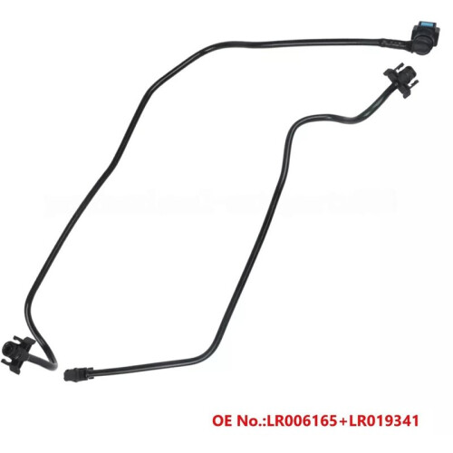 LR006165 LR019341 2PCS Hose Set Engine to Expansion Tank Overflow for  LR2 2