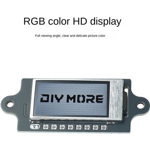 Módulo de Tela LCD TFT de 0,96 Polegadas com Chip ST7735S, Resolução de 80x160, 4 Linhas SPI, Tela Colorida Full View, Alimentação  3,3V-5V 2