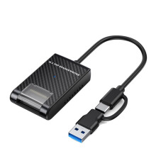Câble Easy Drive M2 : Adaptateur SSD M.2 Easy-Drive NVMe/ Double Protocole M.2 Vers USB-C + USB 3.0 10 Gbit/S