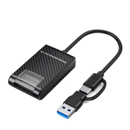M2 Easy Drive Cable M.2 SSD Adapter Easy-Drive Cable NVME/ Dual-Protocol M.2 ToType-C+USB3.0 10Gbps SSD Adapter 1