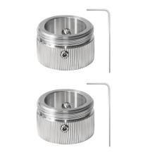 Roestvrije Stalen Verwarmingsklepadapter met Antisliphandgreep voor Installatie en Reparatie van Radiatorthermostaten (2 Stuks)