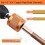 1/2" & 3/4" Copper Pipe Cleaner Set, Hex Shank Pipe Cleaning Tool with Replaceable Blades for Rust Stain Paint Removal 3