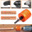 1/2" & 3/4" Copper Pipe Cleaner Set, Hex Shank Pipe Cleaning Tool with Replaceable Blades for Rust Stain Paint Removal 5