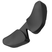 Ergonomische Muispolssteun, Verschuifbaar Polskussen Dat Meebeweegt met de Muis, voor Kantoor en Gaming, Grijs - A69M