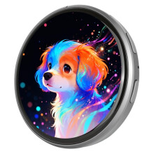 LED Digital Display Badges Pixel Screen Anime Pin for Backpack Photo Video Name Tag Display Electronic Gift