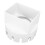 Adaptador de PVC para Calha de Chuva Externa para Tubo de Drenagem de 3x4 Polegadas, Conector Branco, Fácil Instalação 1