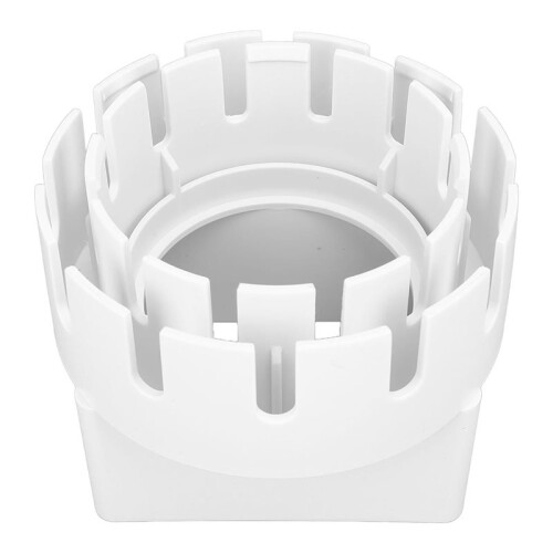 Adaptador de PVC para Calha de Chuva Externa para Tubo de Drenagem de 3x4 Polegadas, Conector Branco, Fácil Instalação 2
