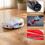 24 Pack Accessories Kit for  Qrevo Curv 2 Flow Robot Vacuum Main Side Brush Filter Mop Dust Bag Replacement 4