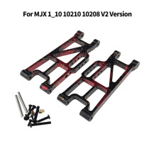 Kit de Braço de Controle Inferior Traseiro para Upgrade de Carro RC para Mjx 1/10 10210 10208 Versão V2, Acessórios para Carro RC, Vermelho