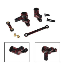 Upgrade Stuurinrichting Kit voor RC Auto voor Mjx 1/10 10210 10208 V2 Versie RC Auto Accessoires Rood