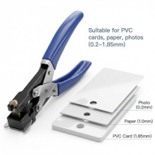 Hole Punch Pliers, Corner Rounder Cutter R3 (3mm Radius), Smooth Trimmer for PVC Cards, Photos & Paper Projects Use, 1PC