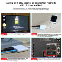 1 Szt. Konwertera USB Typu C, Kompatybilnego z , 4K-60 Hz, 2 w 1, 100 w, PD, do Telefonu i Komputera