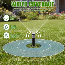 - Sprinkler Heads,Pray , 9-20ft Radius Replacement for Rain Bird 1800 Series Lawn Garden Irrigation