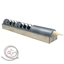 Automatic Stainless Steel Poultry Waterer Trough(60cm) - Long Float Valve Feeder for Chickens, Ducks, Geese, Birds