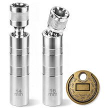 14mm&16mm Magnetic Swivel Socket 3/8" Drive 12 Point Standard Sockets Removal Tool B