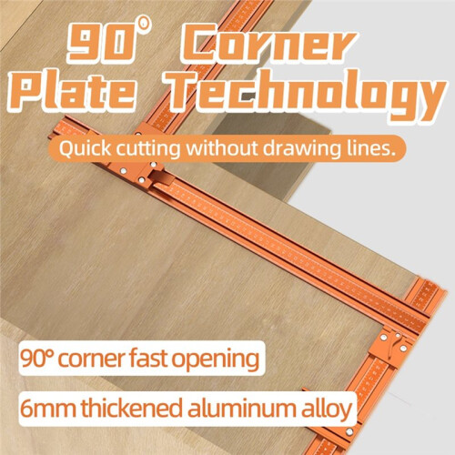 Multifunctional -Cutting Guide Frame, Circular Saw Guide Rail, Suitable for Various Types of Circular Saws 2