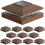 12Pack Solar Post Cap Light for 4x4 Outdoor Waterproof LED Deck Fence Light 1