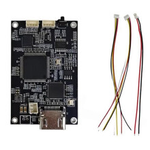 Módulo Convertidor de Señal Compatible con CVBS AV A AHD 1080P con Adaptador de Señal de Audio y Video para Cámara de Monitor