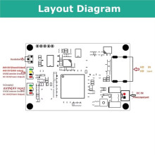 Módulo Convertidor de Señal Compatible con CVBS AV A AHD 1080P con Adaptador de Señal de Audio y Video para Cámara de Monitor