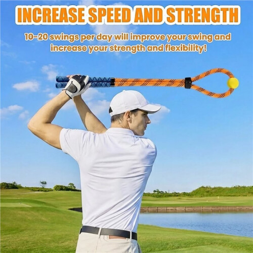 Rope Swing Trainer Set,  Swing Training Aid to Improve Speed, Tempo 2