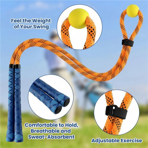 Rope Swing Trainer Set,  Swing Training Aid to Improve Speed, Tempo 2
