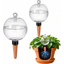 Paquete de 2 Globos de Riego Automático Extragrandes de 25 Oz para Plantas, con Riego de Hasta 3 Semanas, Duraderos para Amantes de las Plantas en