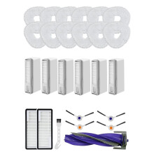 Kit de Repuesto para Freo X Ultra: 1 Cepillo Giratorio, 2 Filtros HEPA, 6 Bolsas, 12 Almohadillas para Fregona, 4 Cepillos Laterales, 1 Cepillo