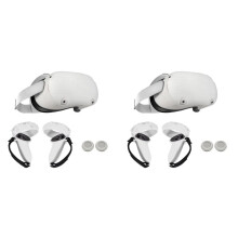 2X Nouvelle Couverture Protectrice pour Quest 2 ContrôLeur Tactile VR PoignéE PoignéE Coque Silicone Protection ComplèTe D