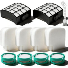 AZ3002 Filterersatz für Stratos AZ3000 AZ3000W Bodenstaubsauger HEPA-Filter Schaumstoff- und Filzset