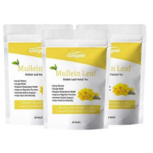 (40pcs 2bags) (60pcs 3bags) Mullein Leaf Tea Bags Herbal Lung Cleansing Breathing Cough Relieve Tea tiaogu