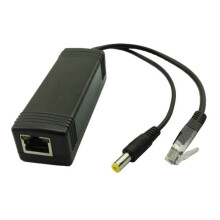 Nuovo Splitter POE da 30 W + Ripetitore POE, Uscita POE A Cascata + Uscita di Alimentazione A 12 V, Conforme A IEEE802.3af/At, Ethernet A 1000 Mbps.