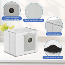20Pack Dust Bags for Deebot T90 Pro Omni, T90 Omni Robot Vacuum, 3.6 L Large Capacity Activated Carbon Bags