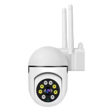 2MP WiFi Kamera 1080P IP65 Trådlös PTZ Övervakningskamera Infraröd Nattvision Tvåvägskommunikation Säkerhet CCTV