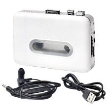Cassette Tape Music Audio Player to MP3 Converter Tapes Cassette Player Recorder Save MP3 File to USB Flash/USB Disk