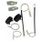 Window Regulator Repair Kit for  206 CC REAR LEFT RIGHT Convertible Cabrio 2000-2008 3