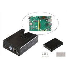Dla Raspberry Pi CM5 Płyta Rozszerzająca SSD-POE(2242) + Obudowa NVMe USB3.0 Gigabit Ethernet dla Raspberry Pi Compute Module 5