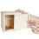 Creative Deco Spardose Holz | Geldbox | 9,5 x 9,5 x 9 cm | Sparbüchse 6