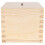 Creative Deco Spardose Holz | Geldbox | 9,5 x 9,5 x 9 cm | Sparbüchse 9