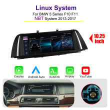 AUTOTOP Système Multimédia Voiture 10.25 pouces, Linux pour BMW Série 5 F10 F11, CarPlay et Android Auto