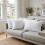 Imperial Rooms (White) 4pc Dyed Cushion Covers & Pillowcases Set | 100% Microfiber Pillow Protector Set 1