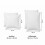 Imperial Rooms (White) 4pc Dyed Cushion Covers & Pillowcases Set | 100% Microfiber Pillow Protector Set 3