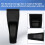 Car Black Central Control Storage Box for  Seagull Armrest Double Storage Box Silicone Interior Supplies Tools 5