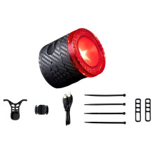 Luz Trasera Magnética para Bicicleta, Carga USB, Luz Trasera de Advertencia Inteligente con Sensor de Frenado para Mayor Seguridad Al Conducir de