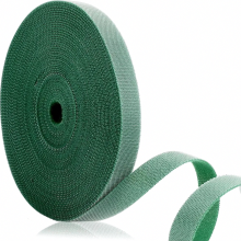 Attache pour plantes réglable verte à scratch de 20 m, sangle de support de 10 mm pour plantes de jardin, utilisable en intérieur et en exté