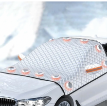 Housse de pare-brise d'hiver pour voiture avec 10 aimants, protection antigel pliable pour la plupart des voitures et SUV, protection durabl