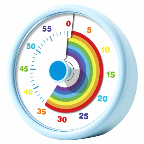 Visual Timer for Kids, 60 Minute Countdown for Classroom Office Kitchen, Desk Time Management Tool with Silent Operation