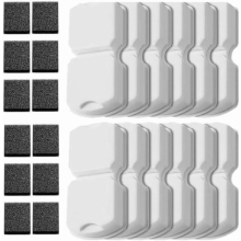 Lot de 24 filtres de rechange pour fontaine Ă eau pour chat, 12 filtres Ă charbon et 12 filtres en mousse, compatibles avec les fontaines Ă