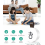 Termômetro e Higrômetro Bluetooth, Mini Sensor de Temperatura e Umidade Interna com Aplicativo, Exportação de Dados, Compatível com iOS e 2
