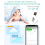 Bluetooth Thermometer Hygrometer, Mini Indoor Temperature Humidity Sensor with App, Data Export, Compatible with iOS and 5