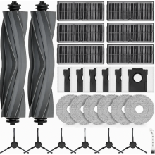 27-teiliges Zubehörset für Dreame L10s Ultra Gen 2, L10s Pro Ultra Heat, X30 Ultra, Mova E30 Saugroboter, 2 Hauptbürsten